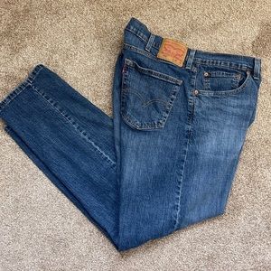 Levi Strauss & Co. 505 Regular Fit Straight Leg Jeans Men's 40x30 Blue 5-Pocket